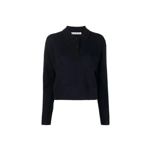 ACNE STUDIOS FW22 Свитер Женский Темно-синий