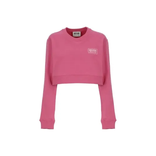 MOSCHINO Розовые Женские Свитшоты