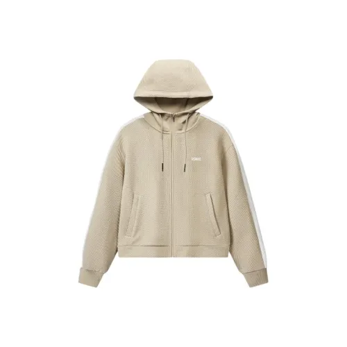 KSWISS Толстовка Женская Теплая Коричневая