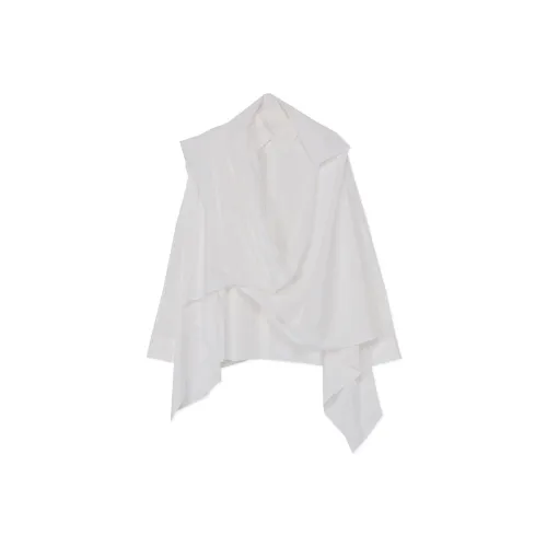 Yohji Yamamoto Белые Женские Рубашки