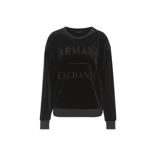 ARMANI EXCHANGE Черные Женские Свитшоты