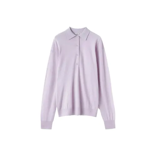 TOTEME Светло-фиолетовый Женские Поло
