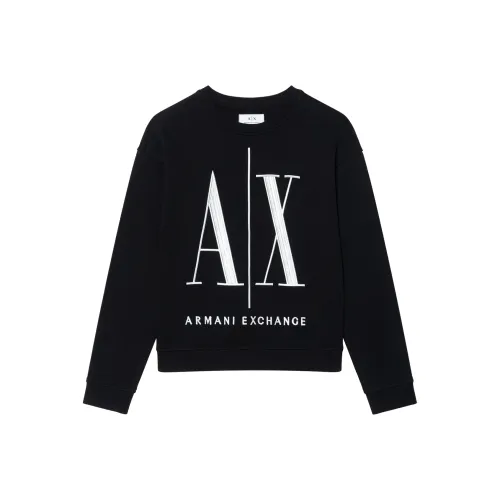 ARMANI EXCHANGE Черные Женские Свитшоты