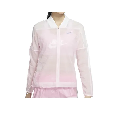 NIKE Розовый цвет пены Женские Куртки