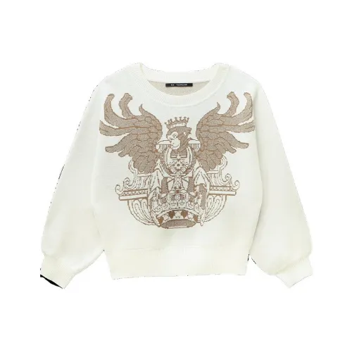 ROSESTUDIOBYGUOPEI Экрю Женская Трикотажная Одежда