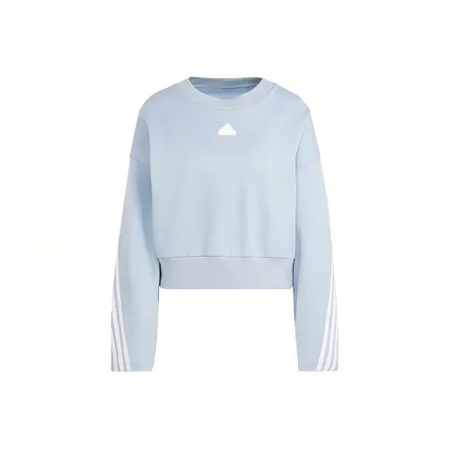 Adidas Светло-синий Женские Свитшоты