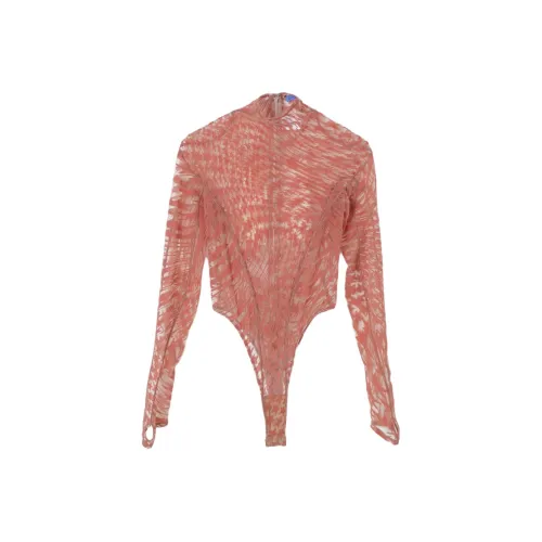 Mugler Комбинезон Женский Персиково-Розовый