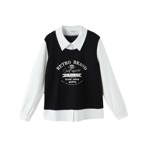 CAIDOBLE· Черные Женские Рубашки