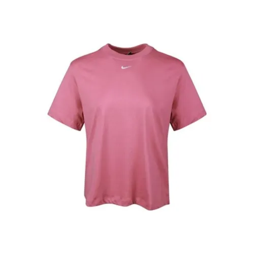 Nike Комплект с короткими рукавами T-рубашка Женская Арбузно-красный