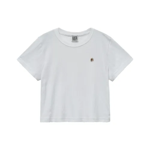 Marithe Francois Girbaud Короткий рукав трикотажная ткань рубашка T женская