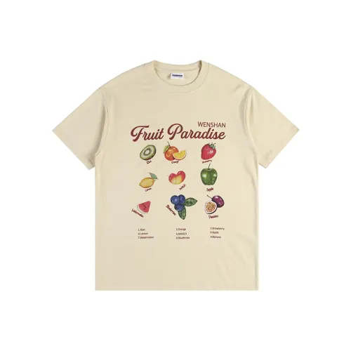 Wen Shan T-Shirt Женская Абрикос