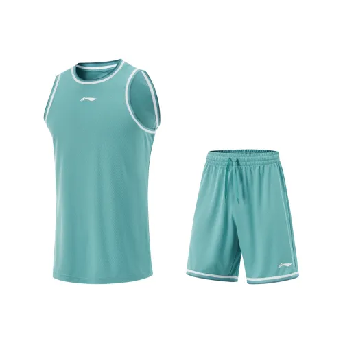 LINING Professional Basketball Series Баскетбольный костюм мужской зеленый Hills