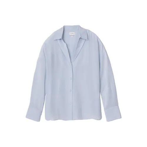 CLUB MONACO Рубашка Женская Светло-Синяя