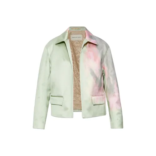 DRIES VAN NOTEN Зеленые Женские Куртки