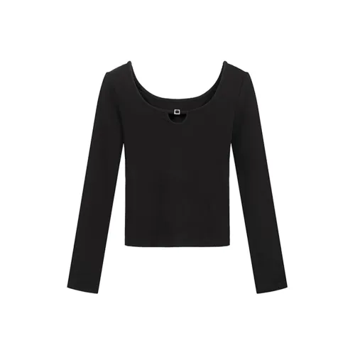 ETSE Черные Женские Футболки