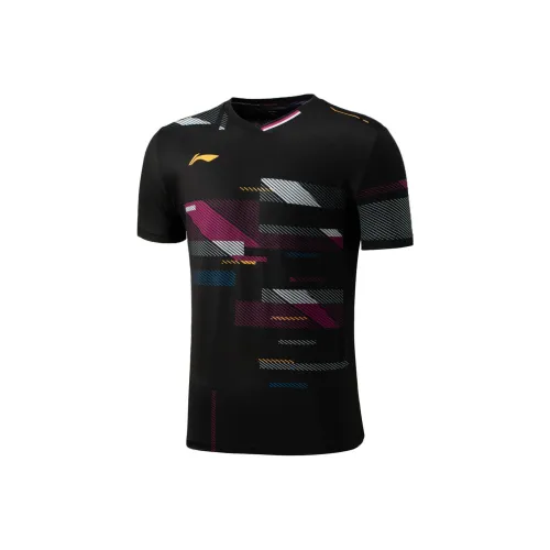 LINING Badminton Series Бадминтон Джерси Унисекс Черный