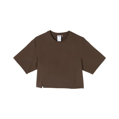 PUMA OWN THE SPOTLIGHT Шоколад Женские T-рубашки