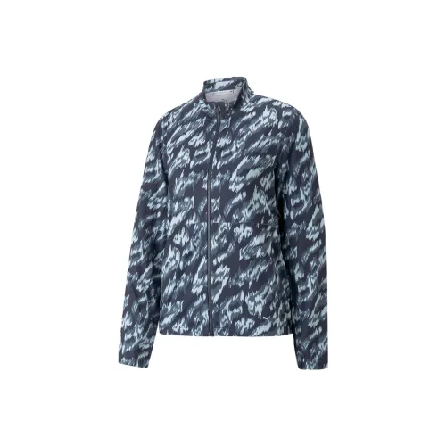 PUMA Куртка DE GOLF С принтом Animal Женская Синий