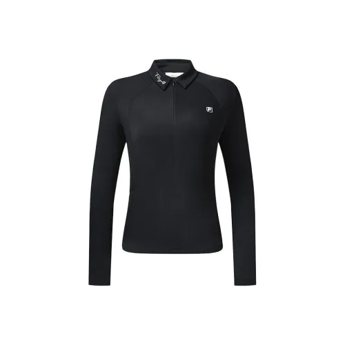 FILA GOLF серия Поло Женское Темно-черное