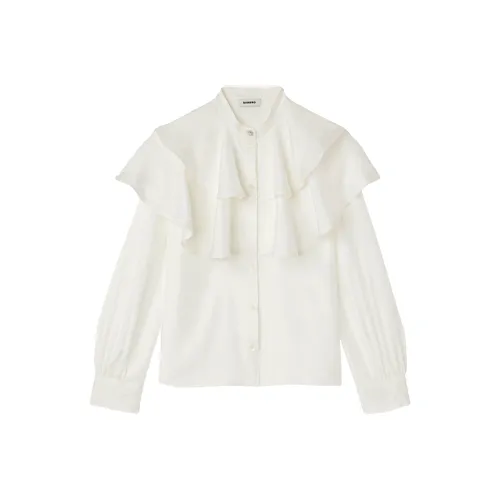 SANDRO Светло-янтарные Женские Рубашки