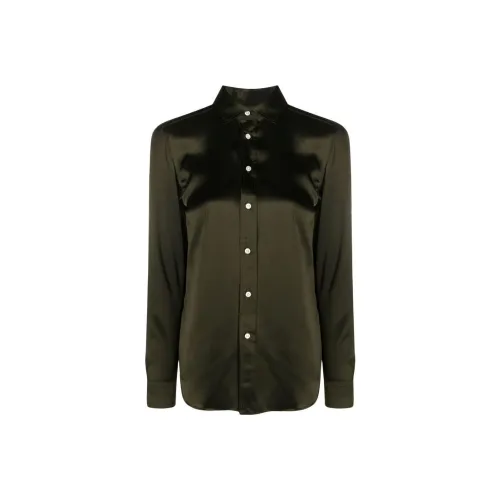Polo Ralph Lauren FW22 Рубашка Женская Оливково-зеленая