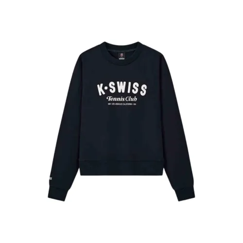 KSWISS Свитшот Женский Темный Индиго