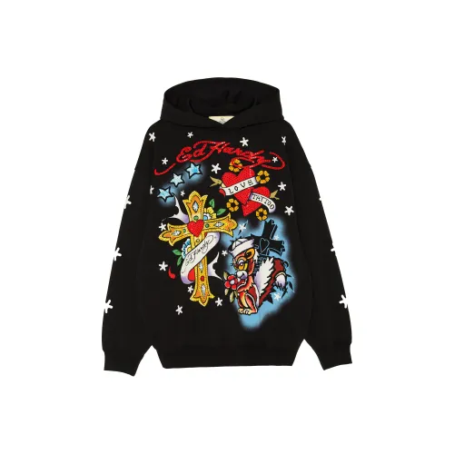 Ed Hardy Черный E1OAW214 Женские Свитшоты