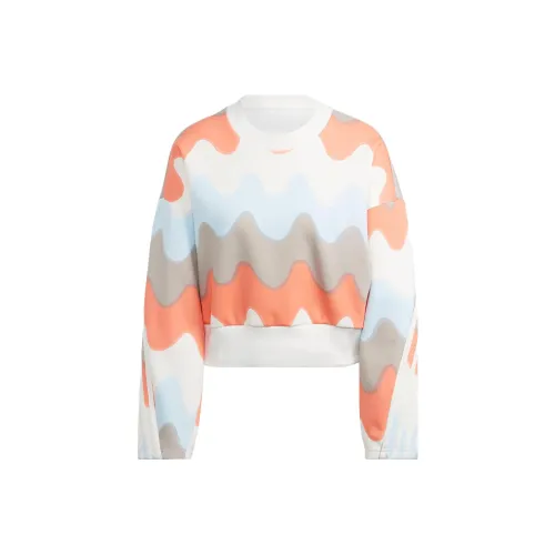 Adidas MARIMEKKO collaboration Кораллово-розовый Женские Свитшоты