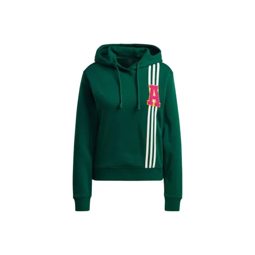 Adidas Толстовка Женская Темно-Зеленая