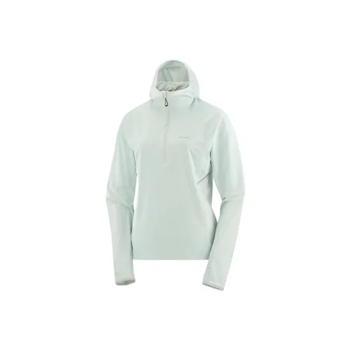 Salomon Sense Aero Hybrid Куртки и Пальто Женские Туманно-Синий