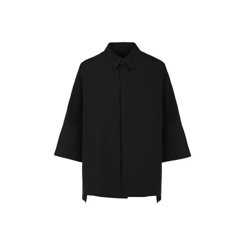Yohji Yamamoto Черные Женские Рубашки