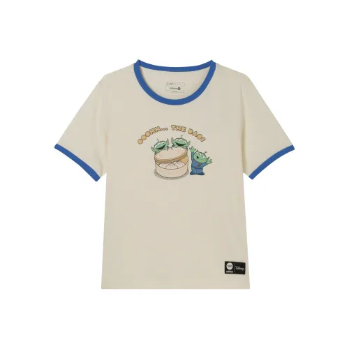 Adidas Neo T Shirt Женская Айвори