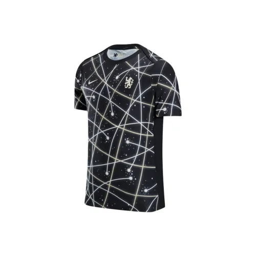 nike AcademyDri Форма SS25 Футбол Джерси Мужской Черный Кокосовое молоко Команда Золотой