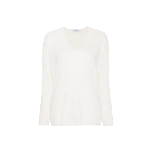 MaxMara Кашемир Свитер Женский Айвори Белый