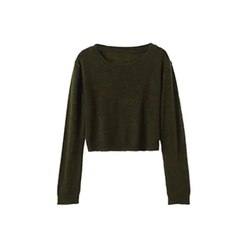 QIUROUYAO Zuma Зеленый Женский Трикотаж