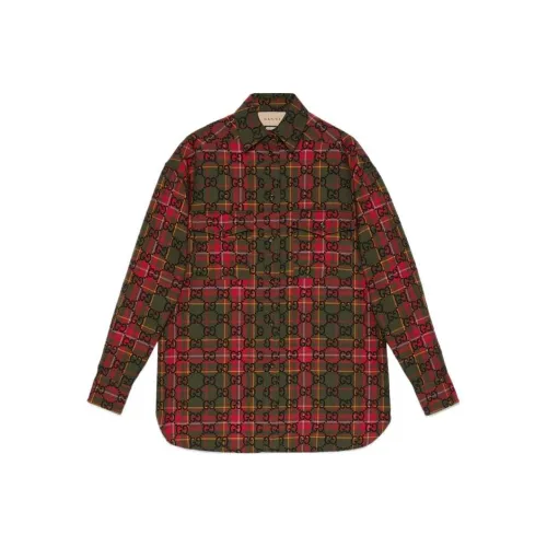 Gucci красные женские рубашки