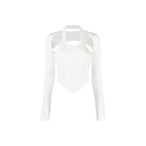 DION LEE Белый Женский Трикотаж