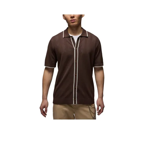 Jordan Sport SS25 Golf Одежда Мужская 237 Барочный Коричневый Призрачный Серый Белый Барочный Коричневый