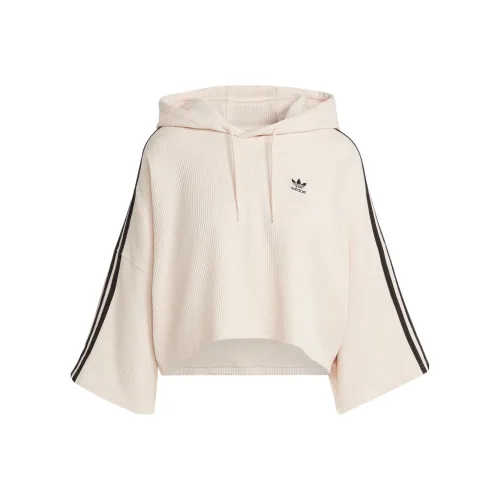 Adidas Originals CROP HOODIE Толстовка Женская Чудесный Белый