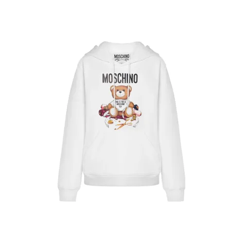 MOSCHINO Белый Женские Свитшоты