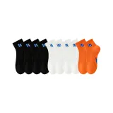 4 черных + 4 белых + 2 ярко-оранжевых