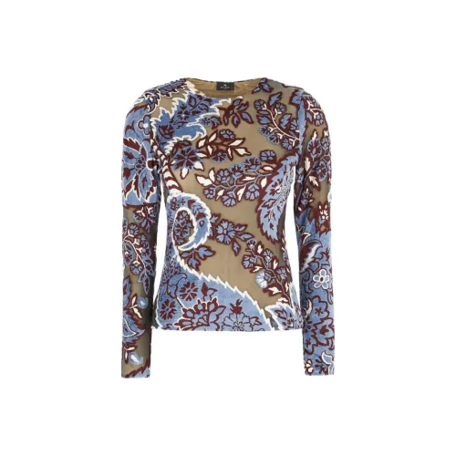 ETRO Синие Женские Рубашки T