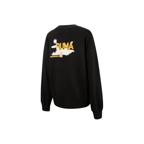 PUMA CLASSICS Черные Женские Свитшоты