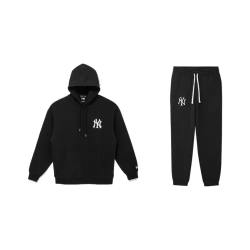 New Era Комплект Толстовка и Штаны с манжетами Черный Унисекс