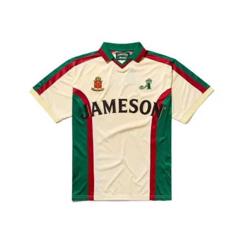 AWAKE NY x JAMESON SS25 Футбол Джерси Мужской Экрю