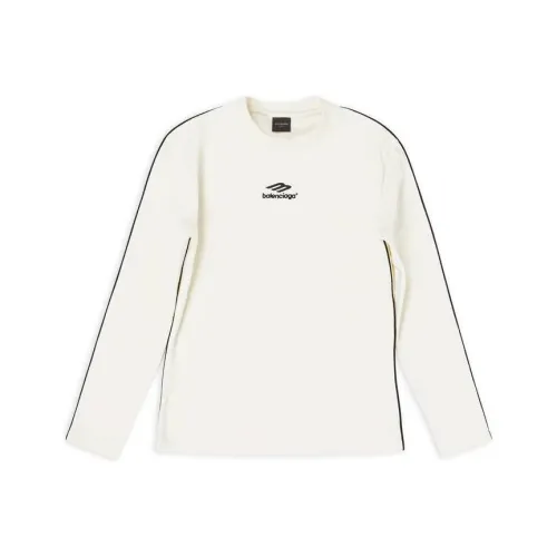 Balenciaga Свитшот Обычный крой Женский Белый