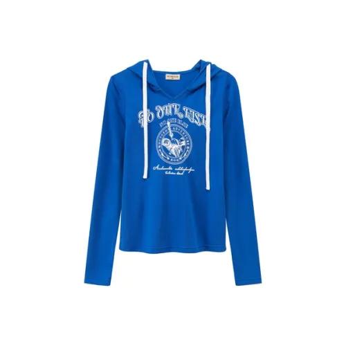 NO ONE ELSE T-рубашка Женская Электрический Синий