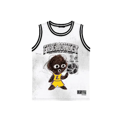 FireMonkey Баскетбольная Джерси Унисекс Белая