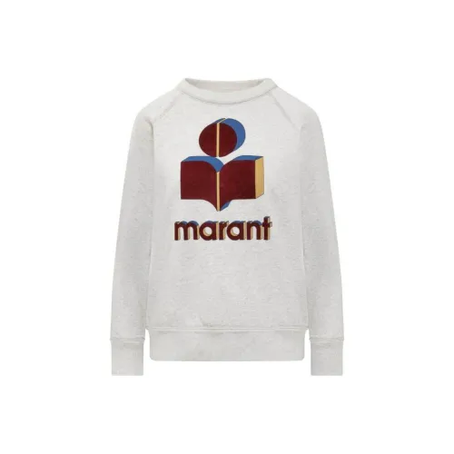 ISABEL MARANT Серый белый Женские Свитшоты