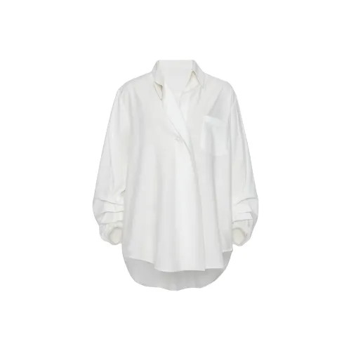 MEIYANG Белые Женские Рубашки